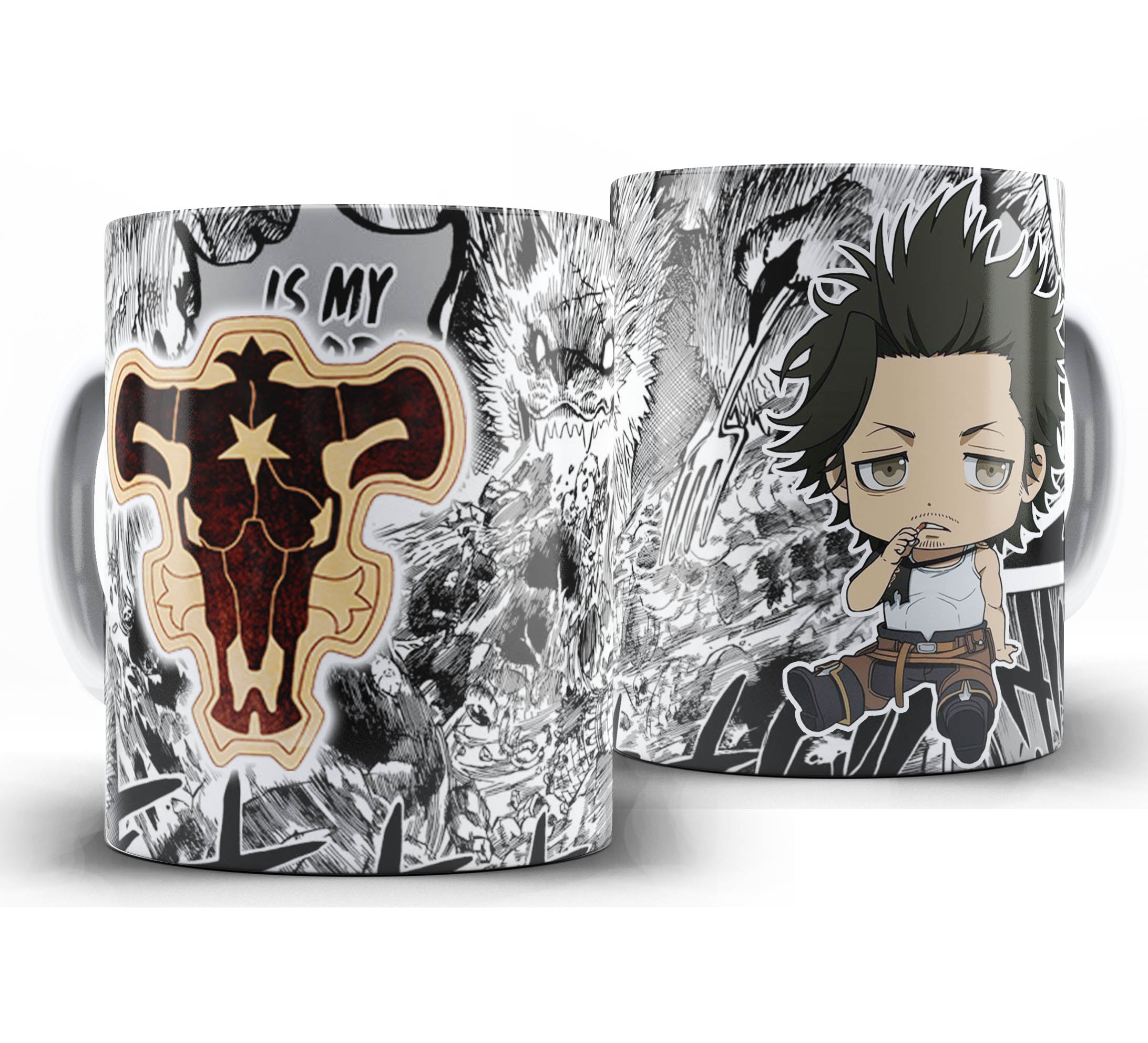 Caneca Anime - Black Clover Chibi - Yami Sukehiro